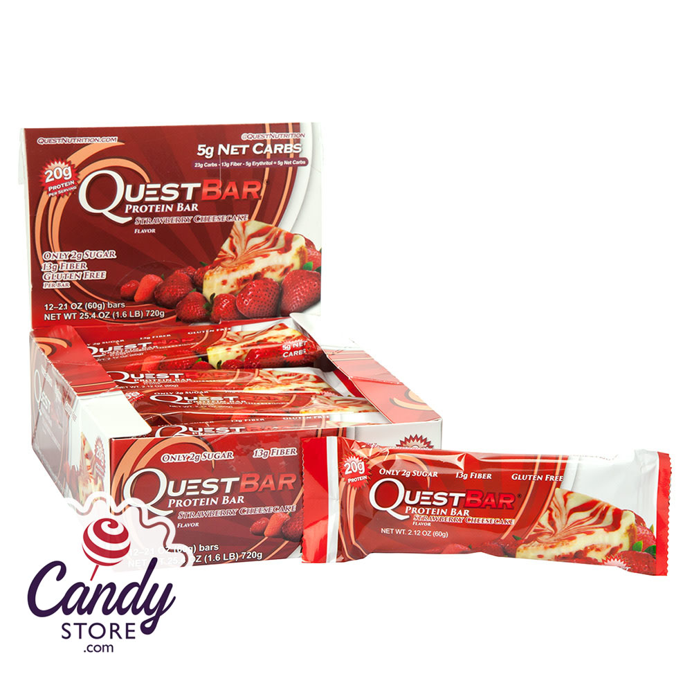 Quest Bars Strawberry Cheesecake Protein 2.1oz 12ct