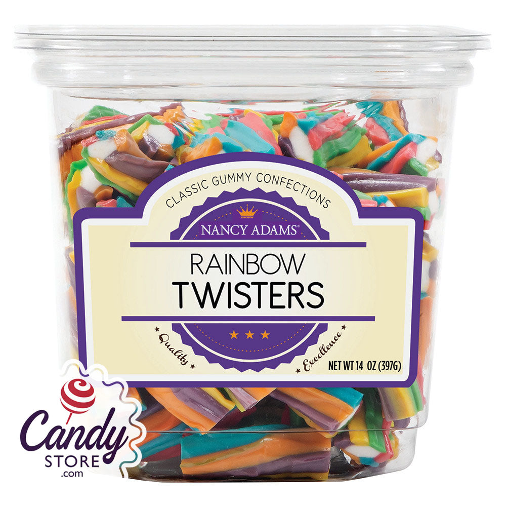 Rainbow Twisters 14oz Tub 12ct