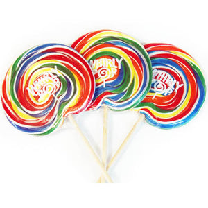 Rainbow Whirly Pops 5.25" - 36ct CandyStore.com