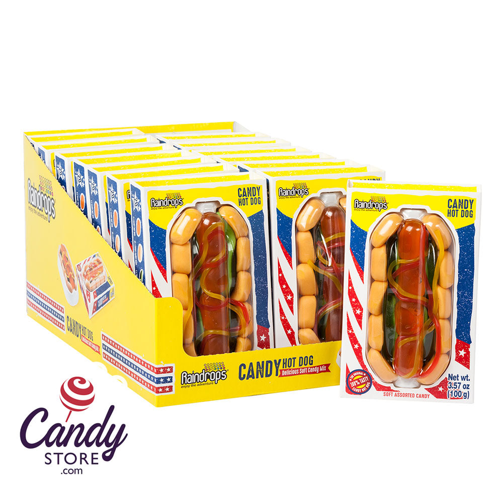 Gummy Candy Hot Dog Raindrops 14ct
