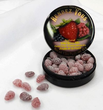 RendezVous Wild Berry Hard Candy Tin - 12ct CandyStore.com