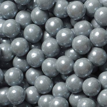 Silver Pearl Candy Beads - 10lb CandyStore.com