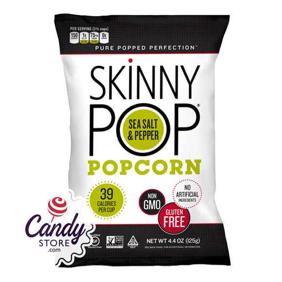 Skinnypop Sea Salt And Pepper Popcorn 4.4oz - 12ct CandyStore.com