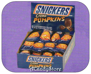 Snickers Creme Pumpkins - 36ct CandyStore.com