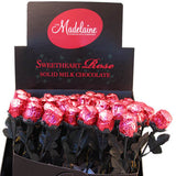 Solid Chocolate Roses - 48ct CandyStore.com