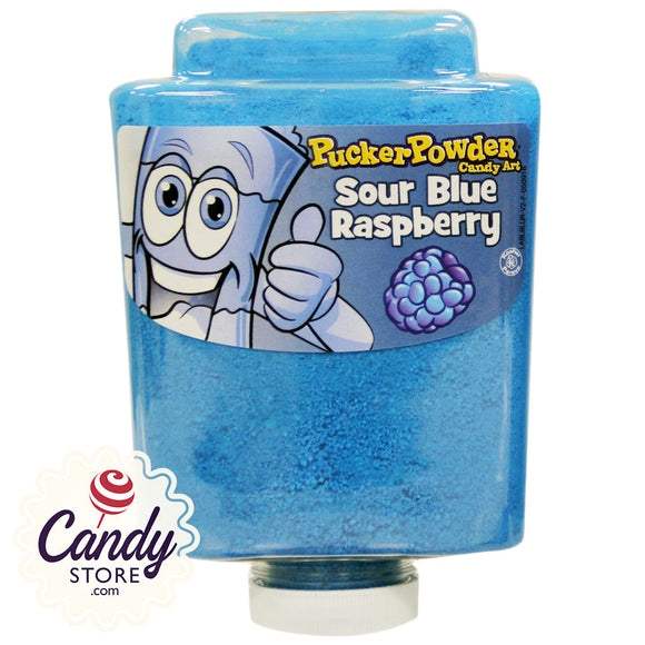 Sour Blue Rapsberry Pucker Powder Candy Art - 9oz Bottle CandyStore.com