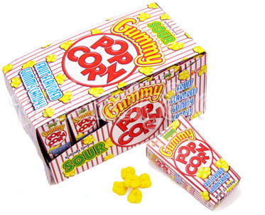Sour Gummy Popcorn - 12ct CandyStore.com
