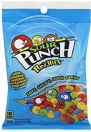 Sour Punch Punchies Peg Bags - 12ct CandyStore.com