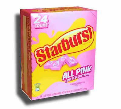 Starburst All Pink Singles - 24ct CandyStore.com