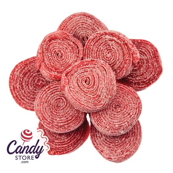 Strawberry Sour Rolled Belts - 6.6lb CandyStore.com
