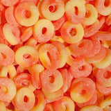 Sugar Free Peach Gummy Rings - 5lb CandyStore.com