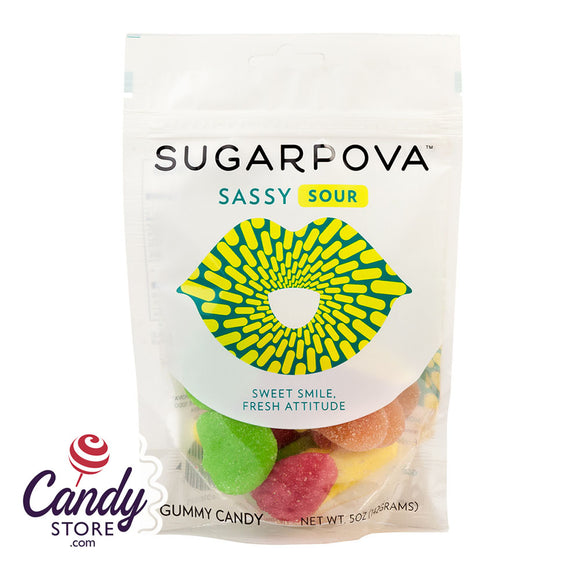 Sugarpova Sassy Sour Fruit Salad 5oz - 6ct CandyStore.com