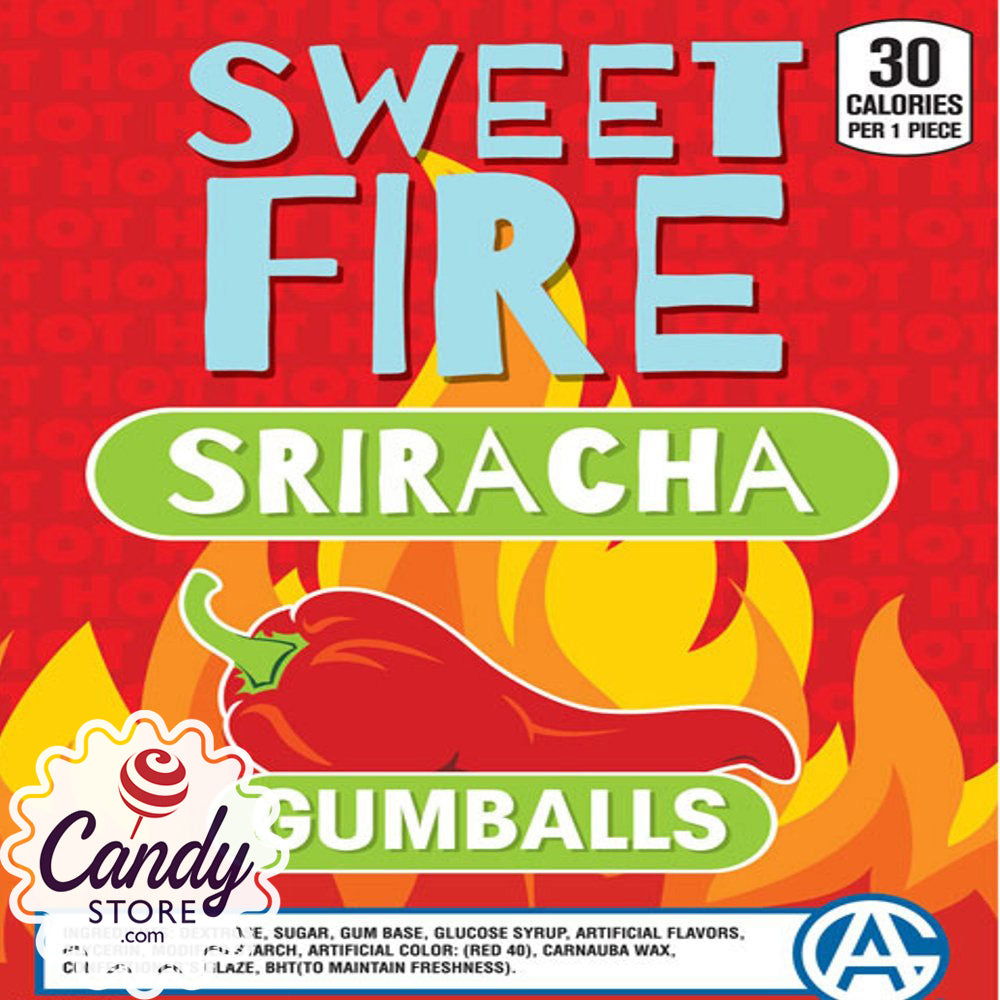 Sweet Fire Sriracha Bubble Gum 225ct