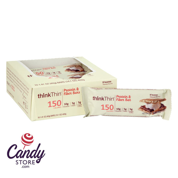 Think Thin S'mores Protein Bar 1.41oz - 10ct CandyStore.com