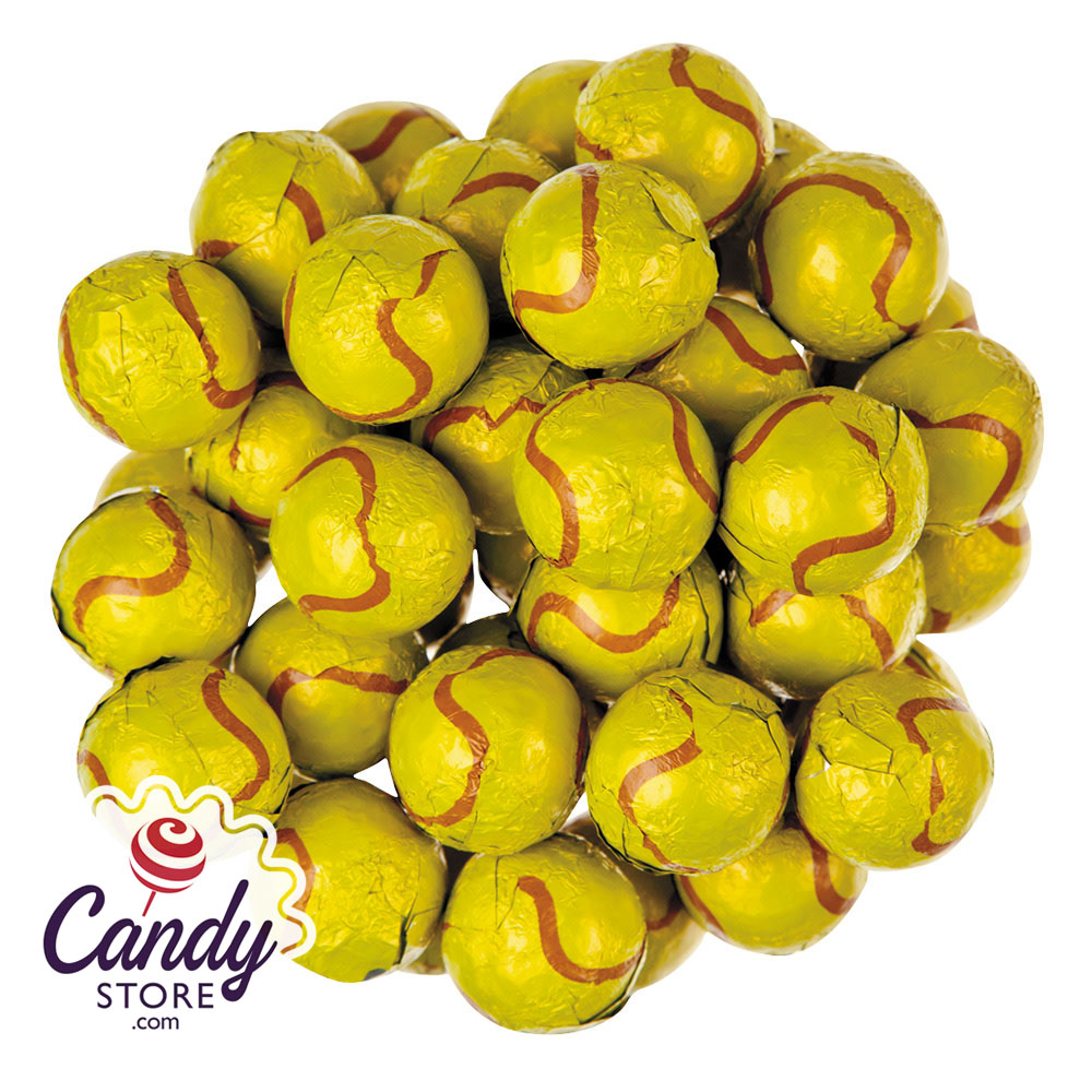 Thompson Milk Chocolate Foiled Tennis Balls 10lb