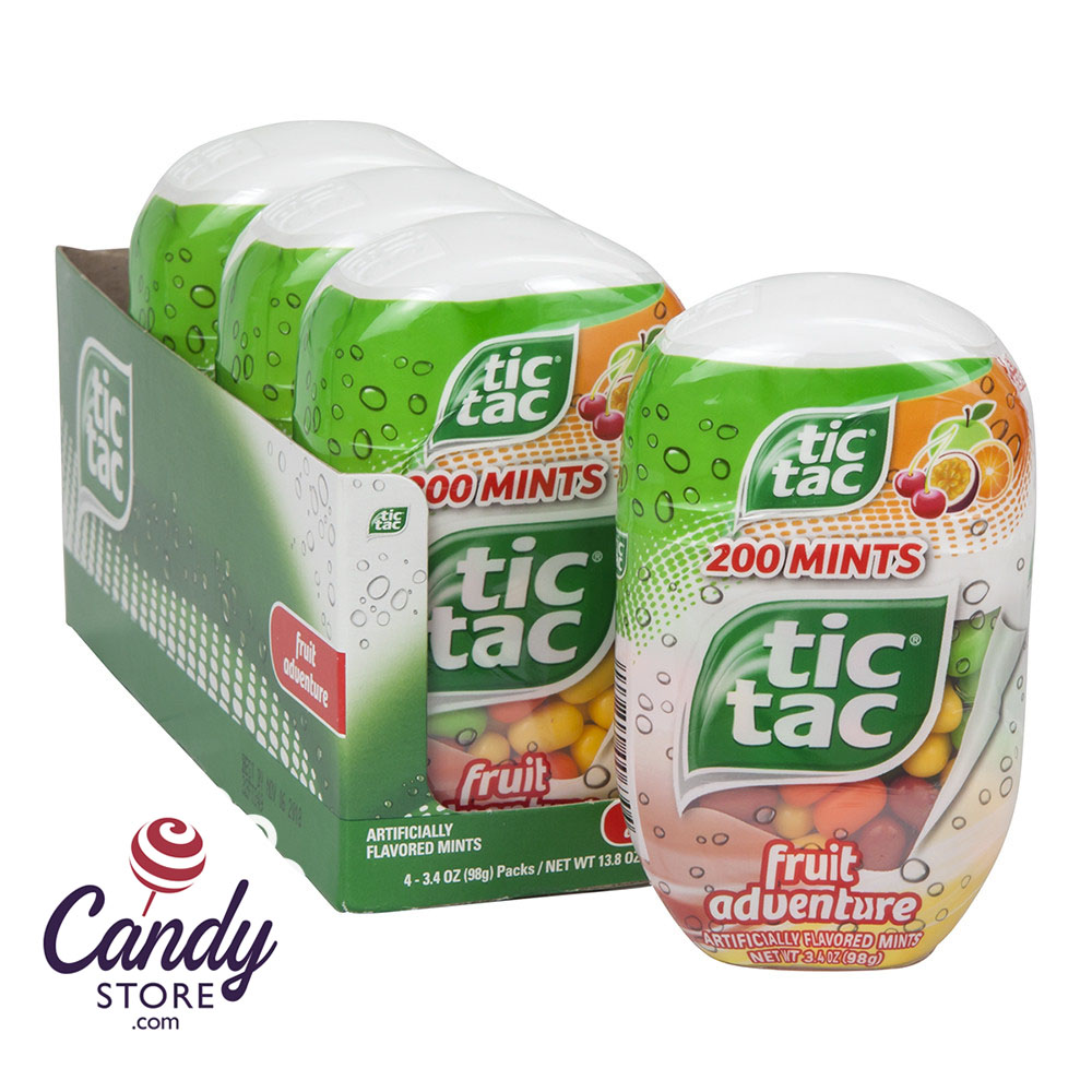 Tic Tac Fruit Adventure Bottle Pack 3.4oz - 4ct – CandyStore.com