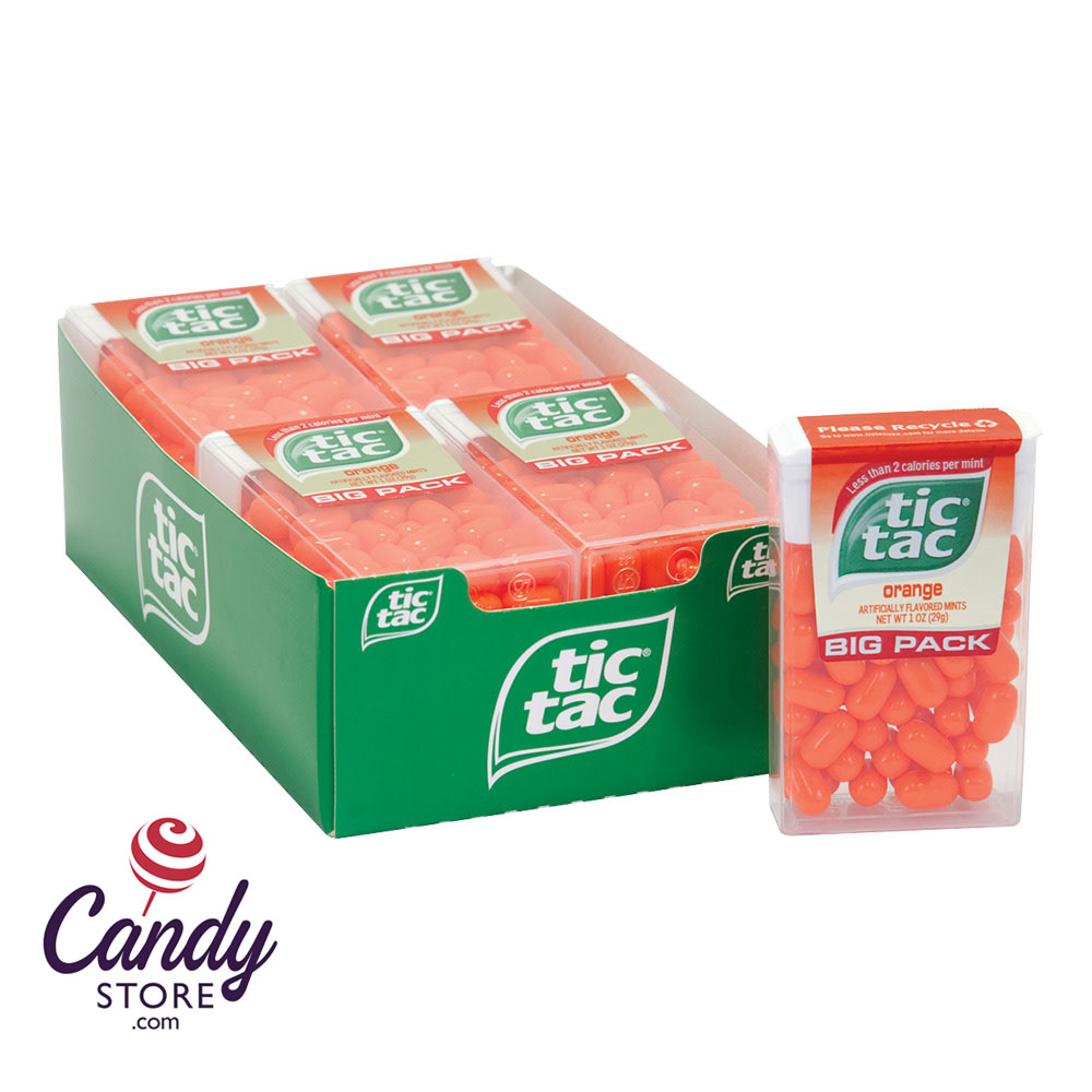 Tic Tac Candy - Gentle Messages, Orange, 14.5 g