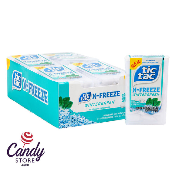 Tic Tac X Freeze Wintergreen 0.7oz - 12ct CandyStore.com
