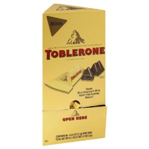 Toblerone Mini Chocolate Bars - 100ct CandyStore.com