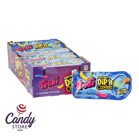 Trolli Sour Brite Dip'N Crawlers 1.55oz - 12ct CandyStore.com