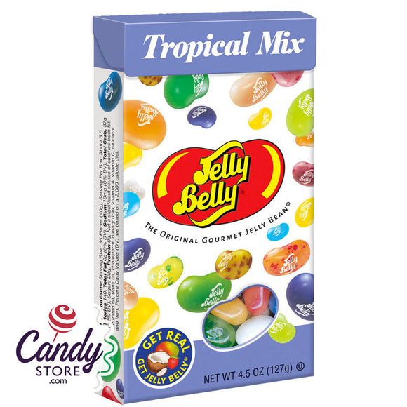 Tropical Jelly Belly Jelly Beans Fliptop 4.5oz Boxes - 12ct CandyStore.com