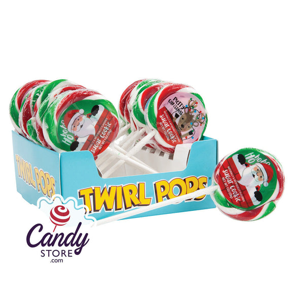 Twirl Pops Christmas 1oz - 48ct CandyStore.com