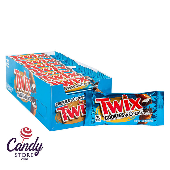 Twix-Cookies & Cream 1.41oz - 20ct CandyStore.com