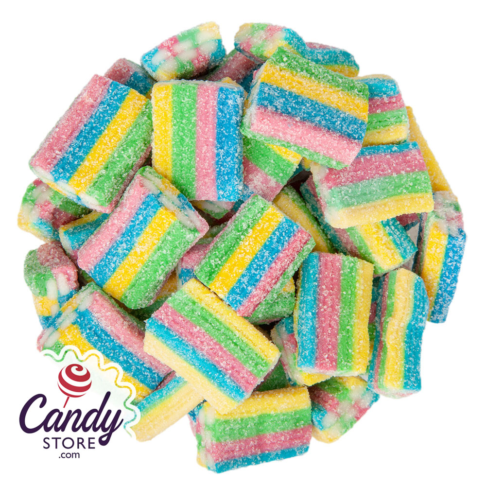 Vidal Sour Rainbow Bricks 2.2 Lb - 2.2lb | CandyStore.com