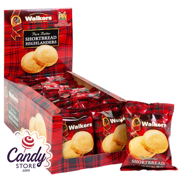 Walkers Shortbread Highlander Cookies Twin Pack 1.4oz - 18ct CandyStore.com