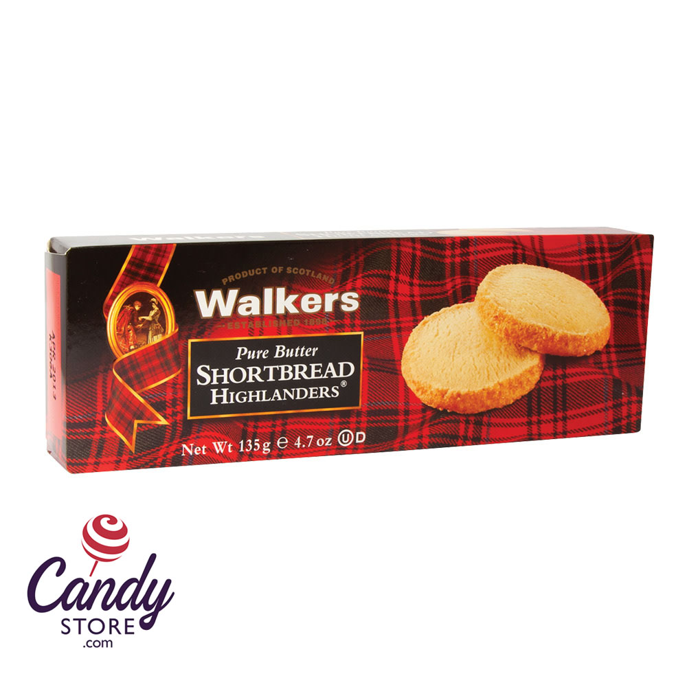 Walkers Shortbread Highlanders Cookies 4.7oz Box 12ct