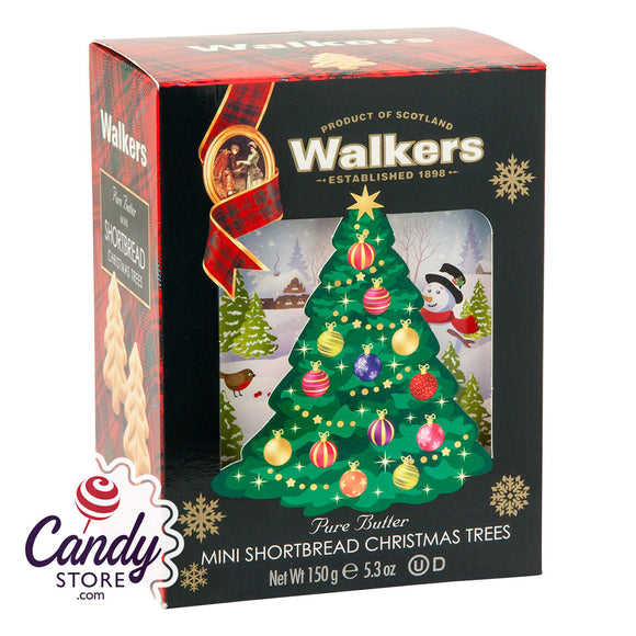 Walkers Shortbread Mini Christmas Tree Cookies 5.3oz Box - 10ct CandyStore.com