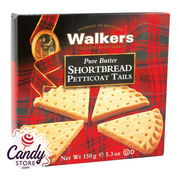 Walkers Shortbread Petticoat Tails Cookies 5.3oz Box - 6ct CandyStore.com