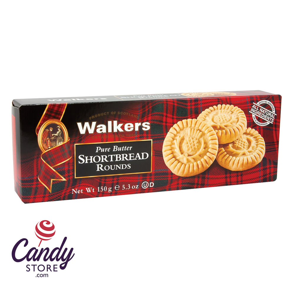 Walkers Shortbread Round Cookies 5.3oz Box 12ct