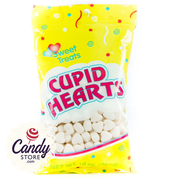 White Cupid Hearts Candy - 10oz CandyStore.com