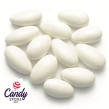 White Jordan Almonds -7lb Bulk CandyStore.com