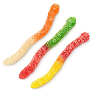 Wild Things Sour 4" Gummy Worms Candy - 4.5lb CandyStore.com