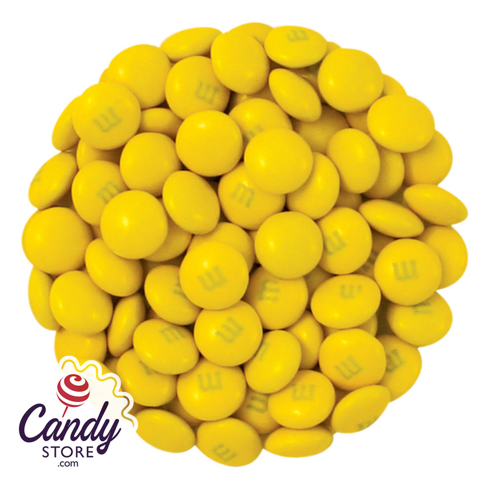 Yellow M&Ms Candy - 10lb Bulk