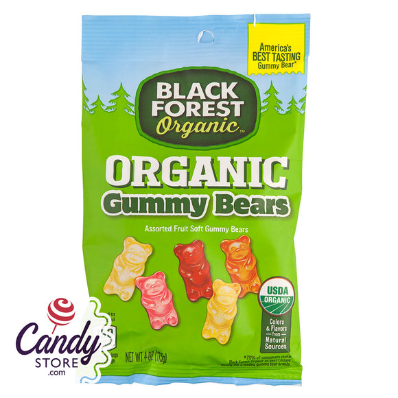 Black Forest Organic Gummy Bears - 12ct