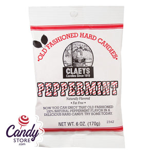 Claey's Peppermint Drops 6oz Bag - 24ct