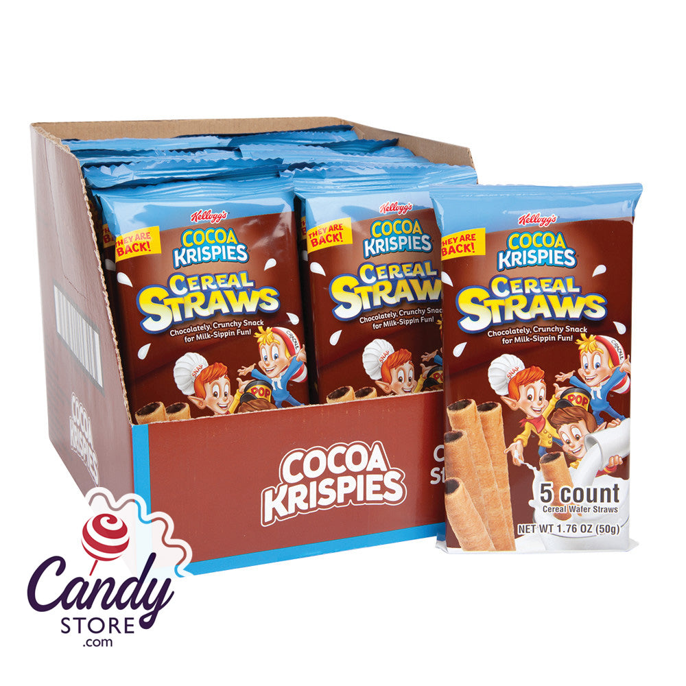 Cocoa Krispies Cereal 5Piece Straws 24ct Bags