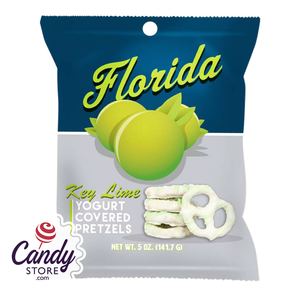 Florida Key Lime Yogurt Pretzels 24ct Peg Bags
