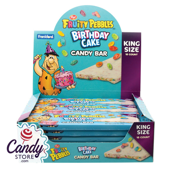 Fruity Pebbles Birthday Cake Candy Bars - 18ct