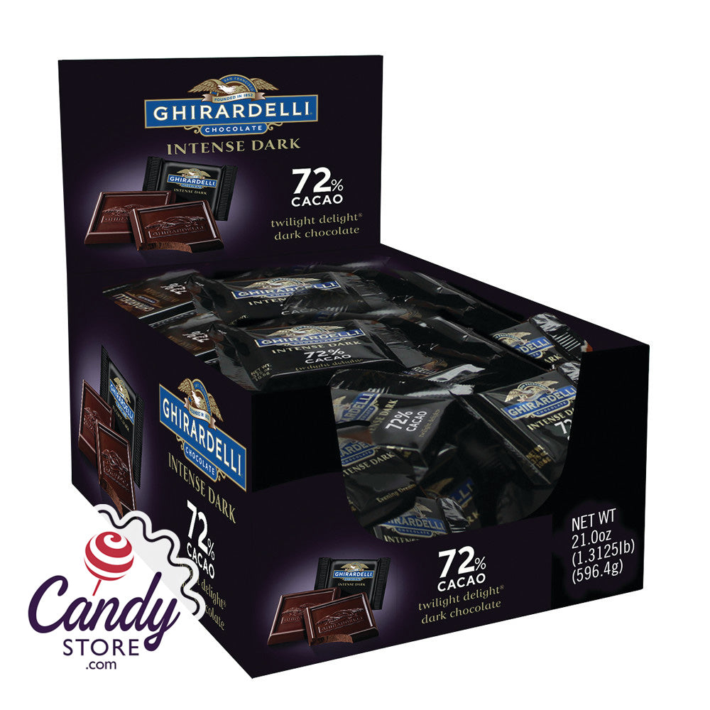 Ghirardelli 72 Dark Chocolate Squares 55ct Bulk