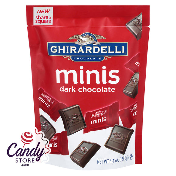 Ghirardelli Minis Dark Chocolate Pouches - 6ct