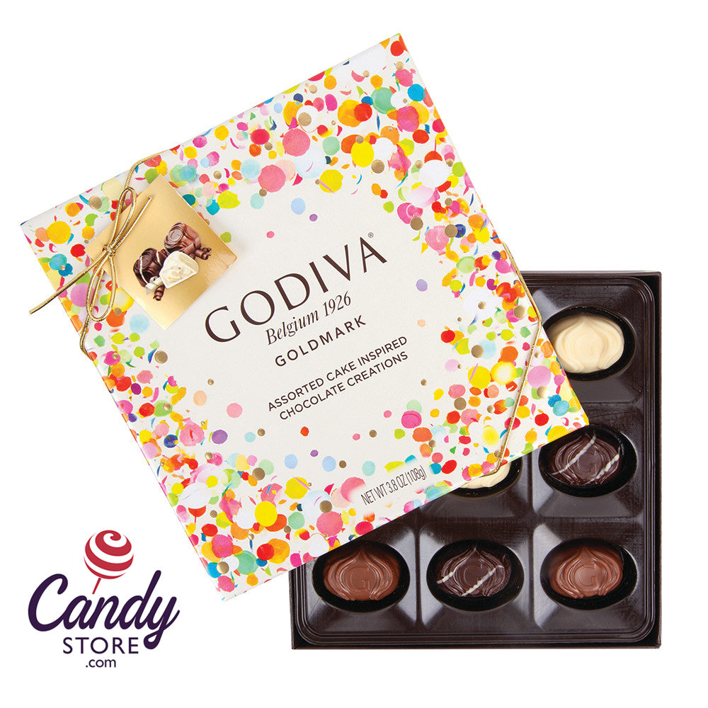 Godiva Assorted Cake Chocs 9Pc 6ct Gift Boxes