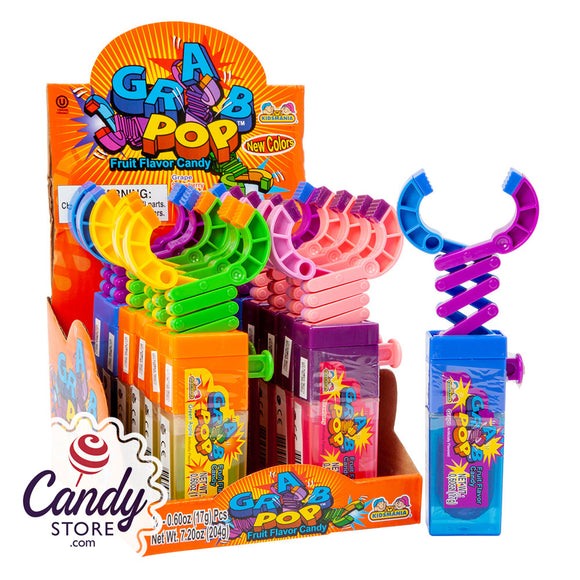 Grab Pop Mechanical Arm Toy Candy - 12ct
