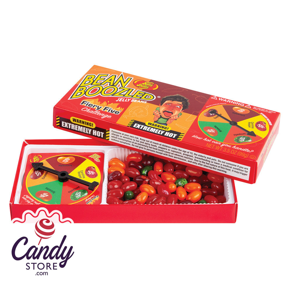 Jelly Belly Bean Boozled Fiery Five Boxes 10ct 
