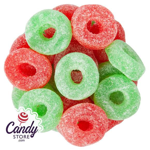 Jelly Wreaths Red & Green Candy - 15lb