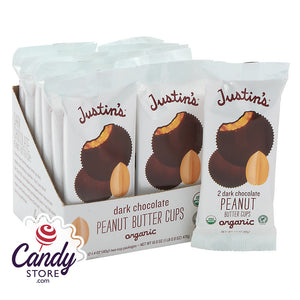 Justin's Dark Chocolate Peanut Butter Cups 2-Pack - 12ct