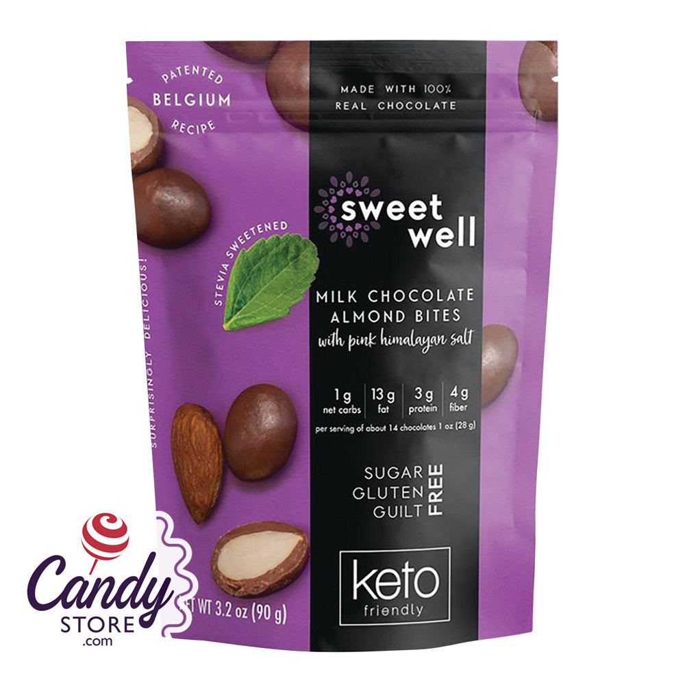Keto Chocolate Almond Bites 6ct Pouches Sweetwell